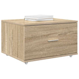 Drawer Cabinet with Wheel Sonoma Oak 55 x 45 x 31 cm 869308