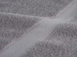 8 Piece Premium Towel Set SOLUND Grey 600 gsm 137543