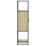 Highboard Sonoma Oak 35.5x35x139 cm Engineered Wood and Metal 849035