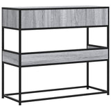 Console Table Grey Sonoma 90x35x80 cm Engineered Wood 849172