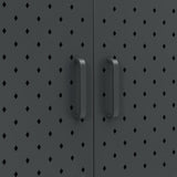 Highboard Anthracite 80x35x135 cm Steel 335879