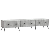 TV Cabinet Concrete Grey 147 x 34.5 x 30 cm Engineered Wood 895628