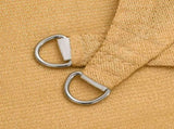 Sunshade Sail 160 g/m Square Sand 4.5x4.5 m HDPE 4002024