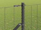 Euro Fence Ground Fix 10 x 1.5 m PVC-Coated Steel Grey Mesh 3350399