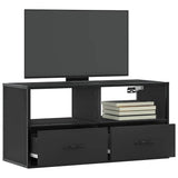 TV Cabinet Black 80x31x39.5 cm Engineered Wood and Metal 848919