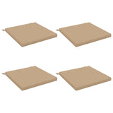 4-Piece Seat Cushions SOEST 4 pcs 100% Polyester Sand 944652