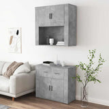 Highboard Concrete Grey Engineered Wood 3185371
