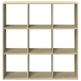 Room Divider Bookcase Sonoma Oak 102x29x103.5 cm Engineered Wood 858041