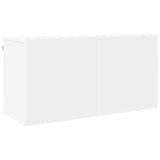 4 Piece TV Wall Units White Engineered Wood 3216428