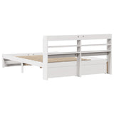 Bed Frame with Headboard without Mattress White 160x200 cm 3306741