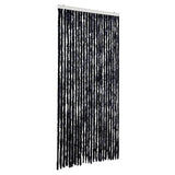 Fly Curtain Anthracite 100x200 cm Chenille 377381