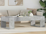 Coffee Table Concrete Grey 110 x 50 x 41 cm Engineered Wood 8000159