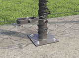 Welded Wire Fence with Concrete Base 10 x 1.4 m 3353631