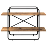Bookshelf 2-Tier 100 x 35 x 70 cm PB Oak Wood 8007802