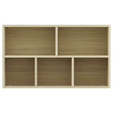 Book Cabinet Sonoma oak Engineered Wood Medium Book Cabinet 800165