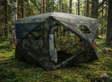 Hunting Tent Camouflage 143 x 143 x 165 cm Polyester and Steel 42028725