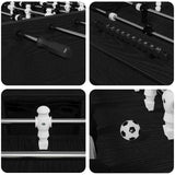 Foosball Table Black Oak 146.5 x 74 x 85 cm Engineered Wood 3378200