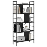 Bookshelf Black Oak 75 x 30 x 156 cm Engineered Wood 883958