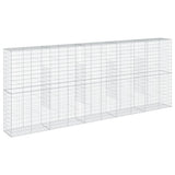 Gabion Basket with Cover 500x50x200 cm Galvanised Iron 3295170