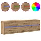 TV Units 2 pcs Artisan Oak 180 x 34 x 50 cm Engineered Wood 3385629