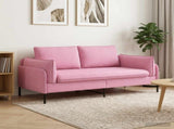2-Seater Sofa Pink 188 x 81 x 89 cm Fabric 42048610