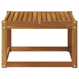 Outdoor Table Solid Acacia Wood Natural 59 x 59 x 37 cm 900447