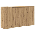Reception Desk Artisan Oak 180x50x103.5 cm Engineered Wood 3324177