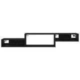 Wall-mounted TV Cabinet Wall-Mounted Black Oak 150 x 28 x 26 cm 8005990