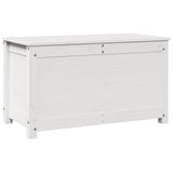 Storage Box White 80x40x45.5 cm Solid Wood Pine 823535