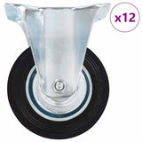 12 pcs Fixed Casters 100 mm 277952
