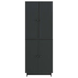 Cabinet Set 2 pcs Black 66 x 34.5 x 90 cm Engineered Wood 3416359