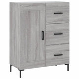 Highboard Grey Sonoma 69.5x34x180 cm Engineered Wood 3196017
