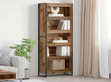Book Cabinet 2 pcs Old Wood 60 x 30 x 189.5 cm Engineered Wood 3403002