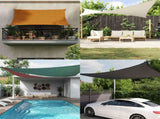 Sun Shade Sail 7 x 5 x 5 m 100% Polyester Oxford Triangular 42031139