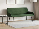 2 Seater Sofa with Metal Legs 2-Seater Dark Green 42051048
