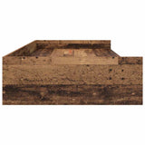 Bed Frame with Headboard Old Wood 100 x 200 cm Engineered Wood 3335227