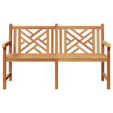 Garden Bench 150 x 60 x 90 cm Solid Teak Wood 42001965