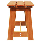 Outdoor Bench Brown 119 x 37 x 47 cm Solid Pine Wood 4012192