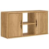 ZNTS TV Cabinet ODDA 79x24x40 cm Solid Wood Pine 4103603