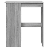 ZNTS Bar Table with Racks Grey Sonoma 90x47.5x103.5 cm Engineered Wood 854342