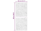 Medium Pile Soft and Washable Rug HUARTE Grey 80 x 500 cm 42022503