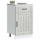 Kitchen Base Cabinet Lucca Concrete Grey Engineered Wood 853721