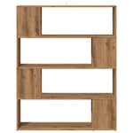 ZNTS Book Cabinet/Room Divider Artisan Oak 100x24x124.5 cm 856745