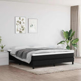 Box Spring Bed Frame Black Super King Fabric 3121171