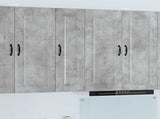 Dishwasher Panel Kalmar Concrete Grey 30 x 31 x 100 cm 884757
