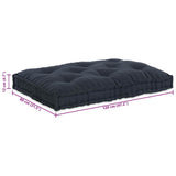 Sofa Cushion Anthracite 120 x 80 x 12 cm Fabric 4019085