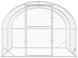 Chicken Coop Silver 200 x 200 x 200 cm Galvanised Steel 42042527