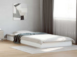 Floor Bed Frame White 80 x 200 cm Engineered Wood 8009075