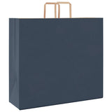 Paper Bags 250 pcs with Handles Blue 54x15x49 cm 4101934