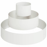 Garden Planter White 90 x 90 x 20 cm Cold-rolled Steel 873649
